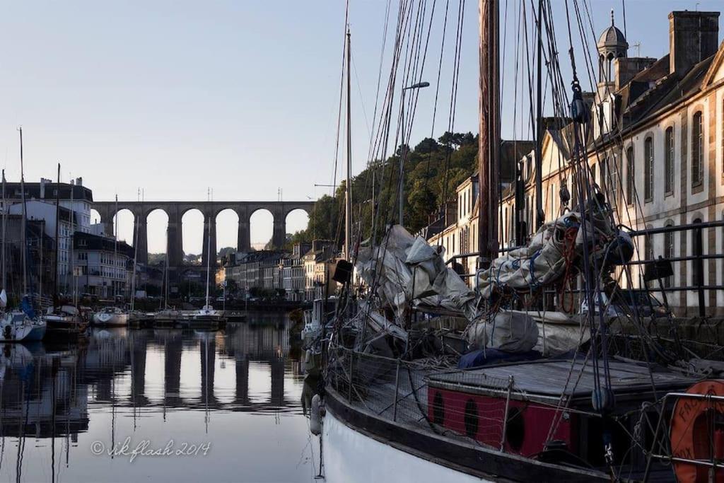 Logement Entier 50 M² Proche Centre Ville Morlaix Exteriör bild